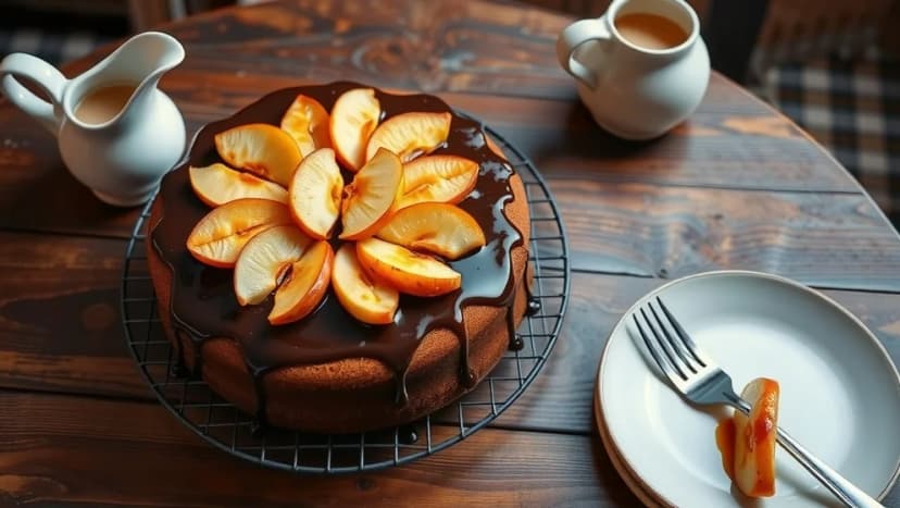 Äppelkladdkaka allt om mat