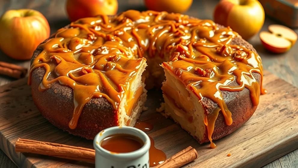 Äppelpaj med toscatäcke från Fredriks fika