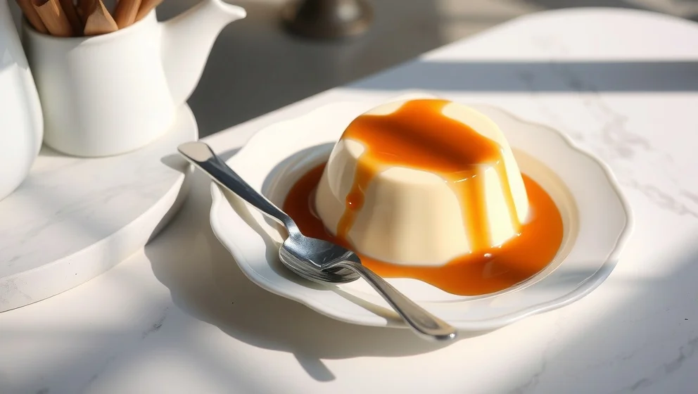 Dulce de leche pannacotta för hemmet