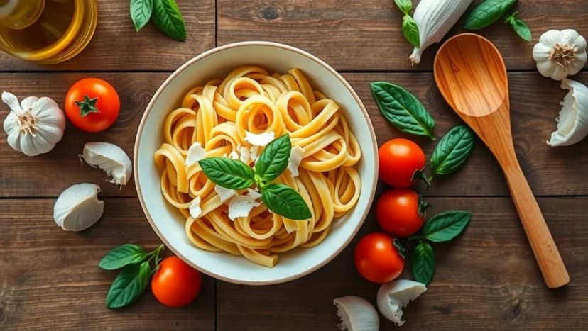 God och enkel pasta hemma