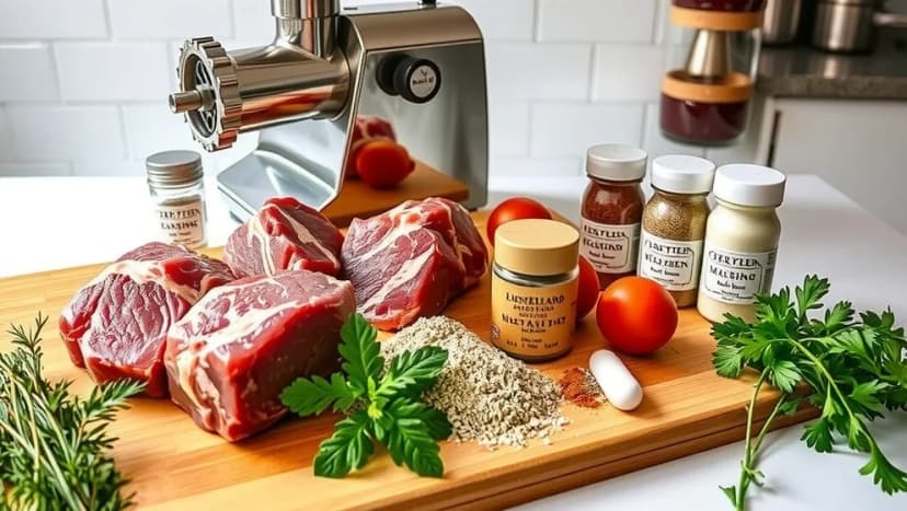 Gör din egen korv av vilt hemma