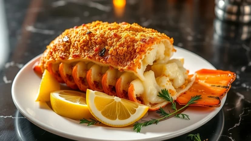Gratinerad hummer en klassisk rätt att laga