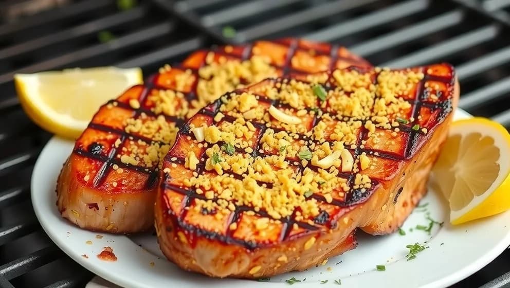 Griljerad skinka med panko hemma