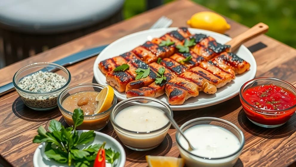 Kall sås till grillat kött som smakar riktigt bra