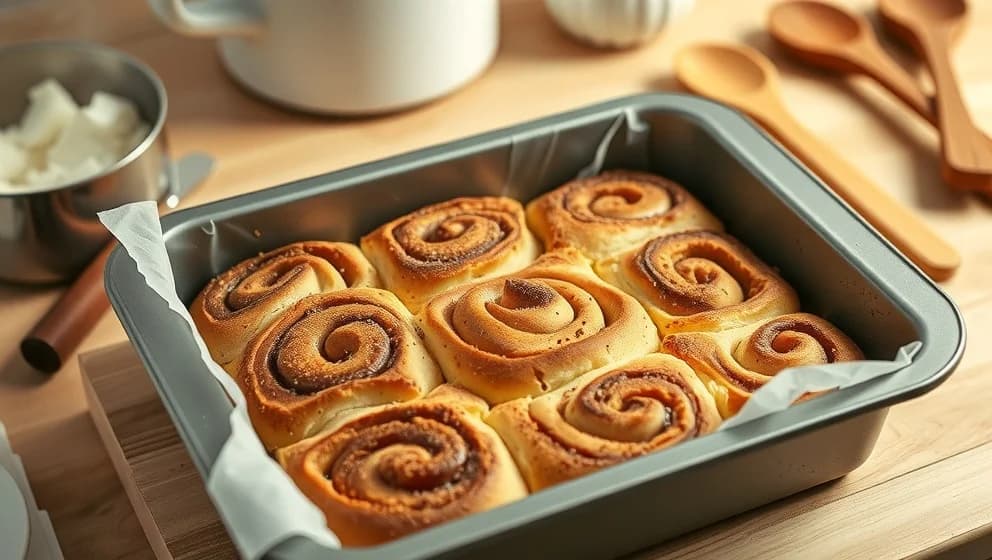 Kanelbullesockerkaka i långpanna från Fredrik