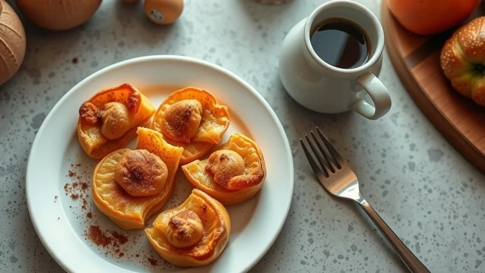Kanelstekta äpplen med smördeg hemma
