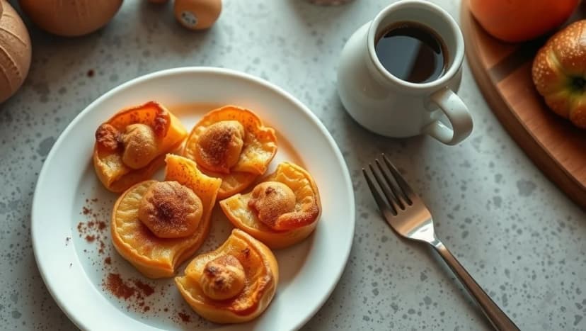 Kanelstekta äpplen med smördeg hemma