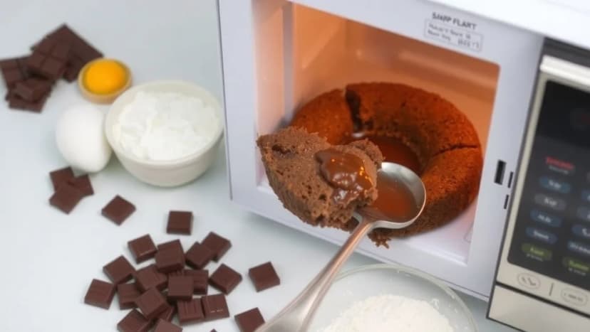 Kladdkaka på en minut som faktiskt fungerar
