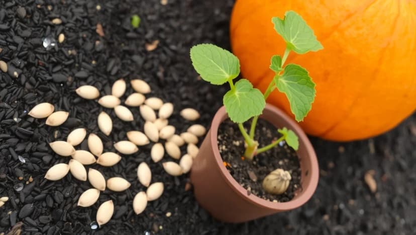Odla pumpa från egna frön hemma