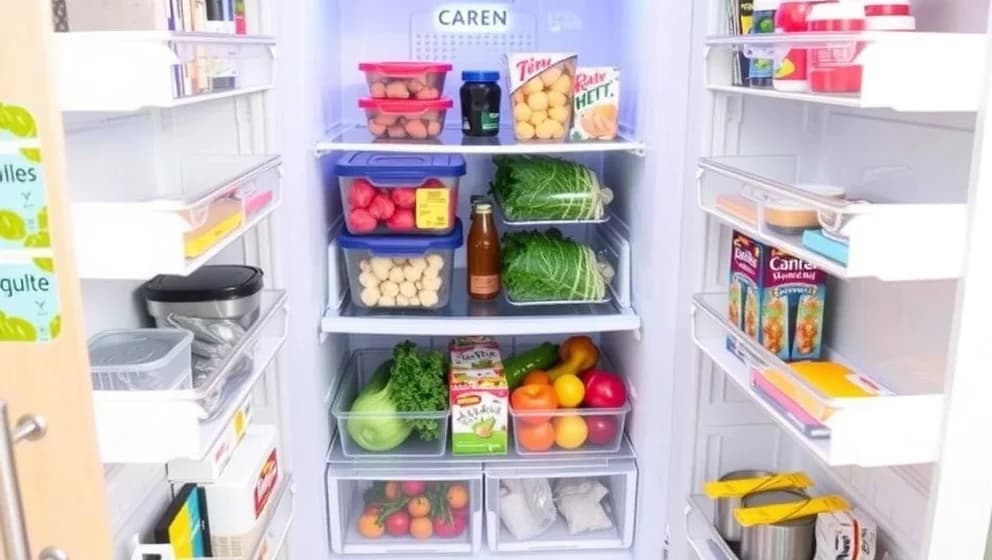 Organisera kyl och frys för mindre matsvinn