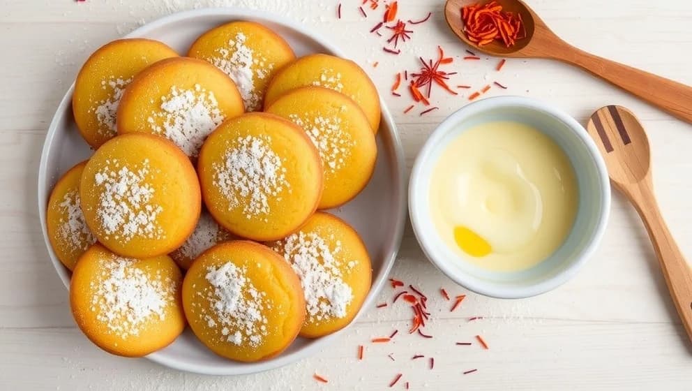 Saffransskorpor med vit choklad hemma