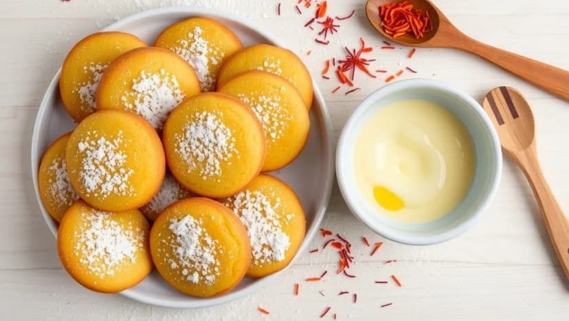 Saffransskorpor med vit choklad hemma