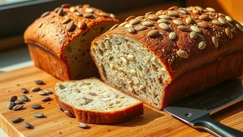 Saftigt filmjölksbröd med solroskärnor