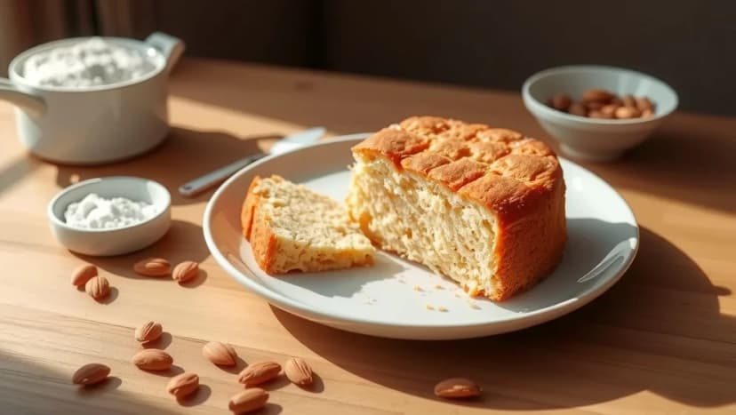 Sockerfri sockerkaka med mandelmjöl