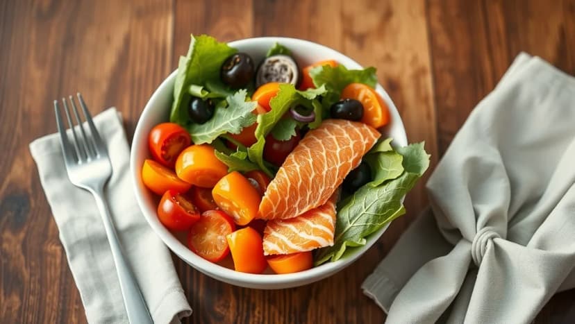 Varmrökt lax sallad som du måste prova