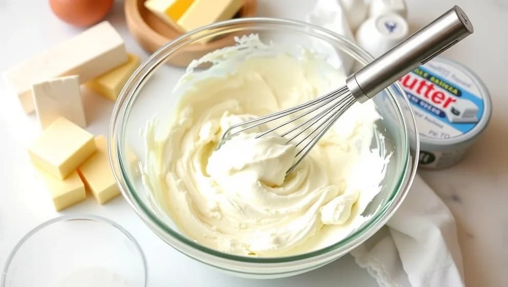 Vispat smör med färskost hemma