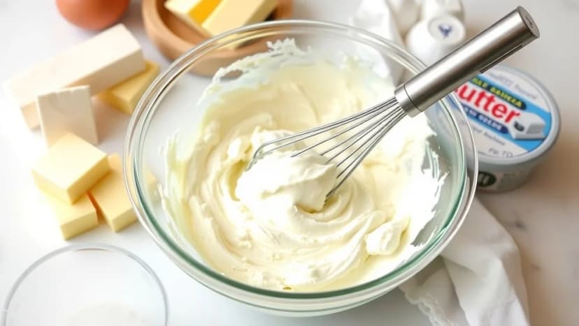 Vispat smör med färskost hemma
